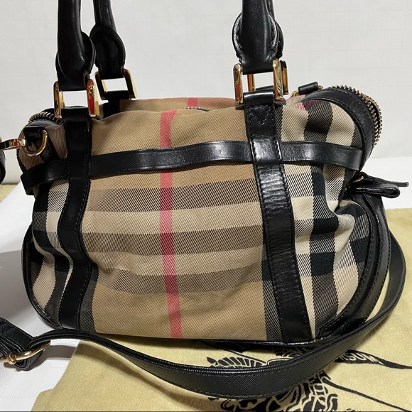 Burberry Pre-owned Bridle House Check Orchard Bowling Bag - Picture 3 of 16